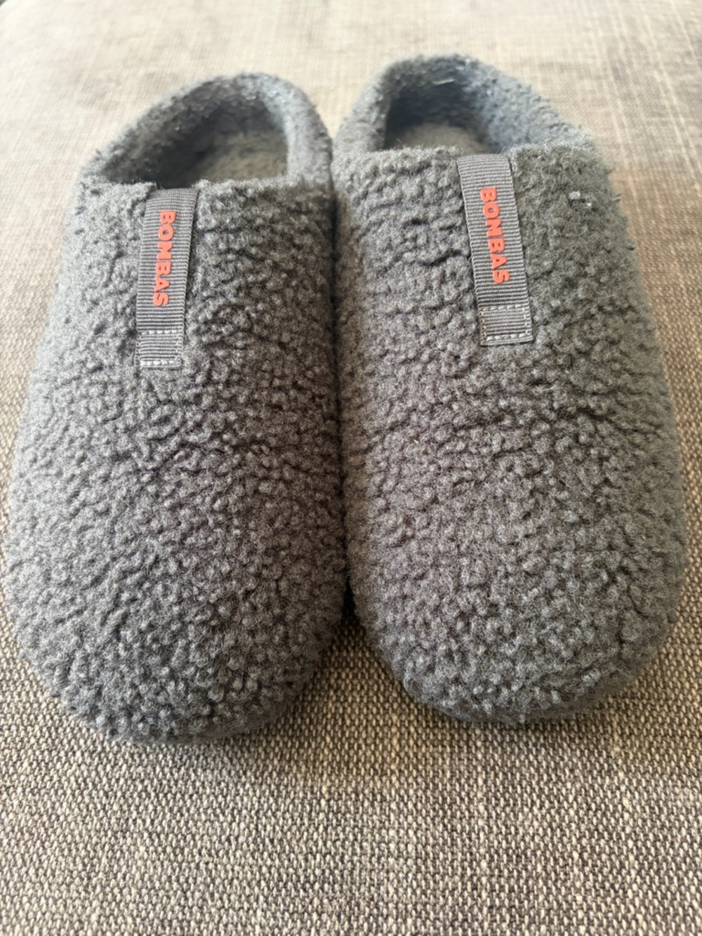 Bombas Dark Gray Sherpa Slip-On Slippers - Picture 3 of 5